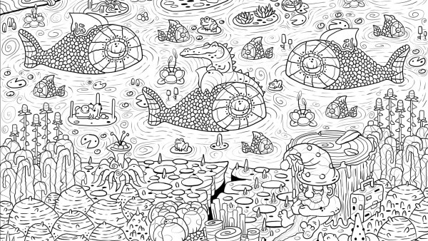 100 Hidden Frogs